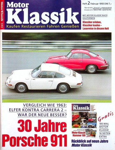 Deckblatt Motor Klassik (02/1993)